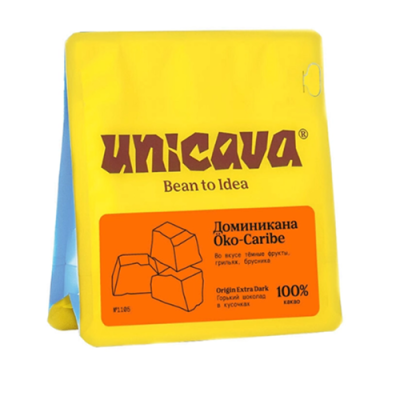 Unicava Шоколад в кусочках горький 100% Доминикана Oko-Karibe Unicava Шоколад в кусочках горький 100% Доминикана Oko-Karibe