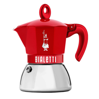0009070 Гейзерная кофеварка Bialetti Moka Express Exclusive красная (4 порции) 0009070 Гейзерная кофеварка Bialetti Moka Express Exclusive красная (4 порции)