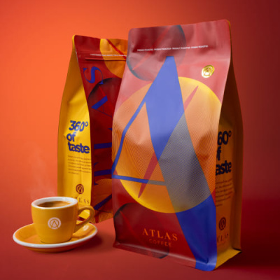 Кофе в зернах Atlas Coffee Блэкберри, Руанда и Уганда, 1 кг